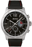 Hugo Boss 1513525 Professional Quartz Men's Watch – Black Dial & Black Silicone Strap