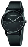 Calvin Klein K2G2G4C1 City Men's Quartz Watch – Black Dial & Black Leather Strap