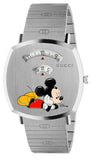 Gucci YA157418 Grip Disney Mickey Mouse Women's Watch – Silver Dial & Silver Steel Bracelet