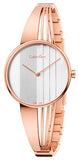 Calvin Klein K6S2N616 Drift Women's Watch – White Dial & Rose Gold Steel Strap