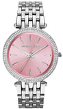 Michael Kors MK3352 Darci Women's Watch – Crystal Pink Dial & Silver Stainless Steel Bracelet