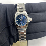 Tag Heuer Aquaracer Women's Watch WBD1412.BA0741 – Blue Dial with Silver Steel Strap