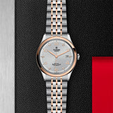 Tudor 1926 Automatic Diamonds Silver Dial Two Tone Steel Strap Watch for Men - M91651-0002