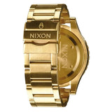 Nixon 48-20 Chrono Gold Dial Gold Steel Strap Watch for Men - A486-502