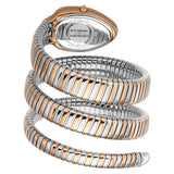 Just Cavalli Serpente Metallica Blue Dial Two Tone Steel Strap Watch for Women - JC1L224M0095