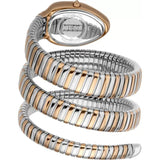 Just Cavalli Glam Evo 9 White Dial Two Tone Steel Strap Watch for Women - JC1L224M0085