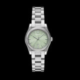 Emporio Armani Federica Mint Green Dial Silver Steel Strap Watch for Women - AR11656