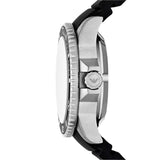 Emporio Armani Sea Explorer Black Dial Black Silicone Strap Watch for Men - AR60086
