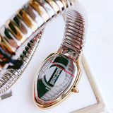 Just Cavalli Serpente Metallica Mother of Pearl Dial Two Tone Steel Strap Watch for Women - JC1L208M0065