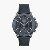 Hugo Boss 1514056 Troper Chronograph Men's Watch – Blue Dial & Blue Leather Strap