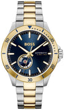 Hugo Boss 1514201 Troper Chronograph Automatic Men's Watch – Blue Dial & Two-Tone Steel Strap