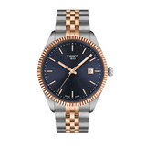 Tissot Ballade Quartz Blue Dial Two Tone Steel Strap Watch for Men - T156.410.22.041.00