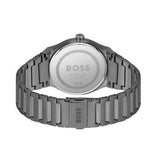 Hugo Boss Candor Grey Dial Grey Steel Strap Watch for Men - 1514078