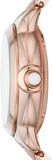 Emporio Armani Mia Meccanico Mother of Pearl Dial Rose Gold Steel Strap Watch for Women - AR60072