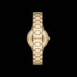 Emporio Armani Mia Crystals Gold Dial Gold Steel Strap Watch for Women - AR11609
