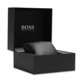 Hugo Boss Strike Black Dial Silver Steel Strap Watch for Men - 1514170