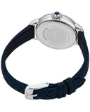 Emporio Armani Mia Moonphase Blue Dial Blue Leather Strap Watch for Women - AR11629