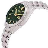 Seiko 5 Sports Automatic Green Dial Silver Steel Strap Watch for Men - SRPL57K1