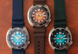 Seiko US Special Edition Automatic Green Dial Silver Steel Strap Watch for Men - SRPH57
