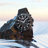 Hugo Boss 1513918 Admiral Chronograph Men's Watch – Black Dial & Black Nylon Strap