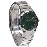 Seiko Conceptual Green Dial Silver Steel Strap Watch for Men - SUR601P1