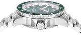 Emporio Armani Sea Explorer Green Dial Silver Steel Strap Watch for Men - AR60080