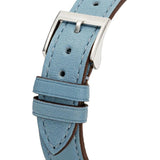 Gucci G Timeless Silver Dial Blue Leather Strap Watch for Women - YA1265039