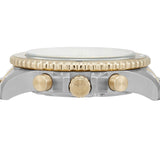 Emporio Armani World Explorer Chronograph Cream Dial Two Tone Steel Strap Watch for Men - AR11606