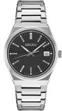 Seiko Conceptual Gray Dial Silver Steel Strap Watch for Men - SUR557P1
