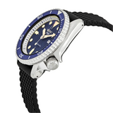 Seiko 5 Sports SKX Automatic Blue Dial Blue Silicone Strap Watch for Men - SRPD71K2