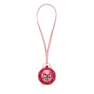 Swatch Royal Pop Pink Dial Pink Leather Strap Watch for Women - Otto Rosso
