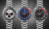 Seiko Prospex SSC915 Speedtimer Solar Chronograph Men's Watch – Black Dial & Silver Steel Bracelet
