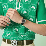 Gucci G Timeless Black Dial Black Leather Strap Watch for Women - YA1265055