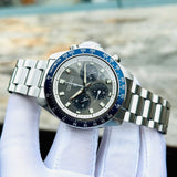 Seiko Prospex SSC939 Speedtimer Solar Chronograph Men's Watch – Grey Dial & Silver Steel Bracelet