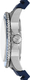 Emporio Armani World Explorer GMT Blue Dial Blue Rubber Strap Watch for Men - AR11592