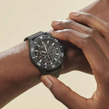 Hugo Boss 1513918 Admiral Chronograph Men's Watch – Black Dial & Black Nylon Strap