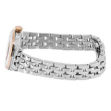 Seiko Presage Cocktail Time Automatic Diamonds White Dial Silver Steel Strap Watch for Women - SRE012J1