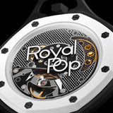Swatch x AP Royal Pop Black Dial Black Leather Lanyard Watch for Men - Ocho Negro