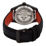 Seiko 5 Sports Flieger Pilot Automatic Black Dial Black Nylon Strap Watch for Men - SRPH33K1