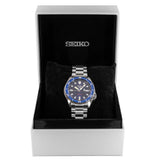 Seiko 5 Sports SKX Automatic Blue Dial Silver Steel Strap Watch for Men - SRPL83K1