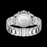 Hugo Boss 1514217 Hero Chronograph Men's Watch – Green Dial & Silver Steel Strap