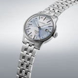 Seiko Presage Cocktail Time Automatic Ice Blue Dial Silver Steel Strap Watch for Men - SRPE19J1