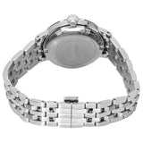 Seiko Presage Cocktail Time Automatic Skydiving Diamonds Blue Dial Silver Steel Strap Watch for Women - SRE007J1