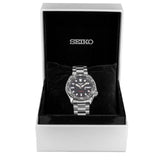 Seiko 5 Sports SKX Automatic Black Dial Silver Steel Strap Watch for Men - SRPL85K1