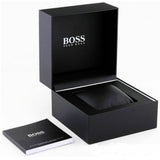 Hugo Boss 1512567 Aeroliner Chronograph Men's Watch – Black Dial & Black Leather Strap