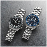 Seiko 5 Sports SKX Automatic Blue Dial Silver Steel Strap Watch for Men - SRPL83K1