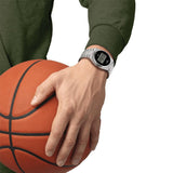 Tissot Digital Quartz Black Dial Silver Steel Strap Watch for Men - T137.463.11.050.00