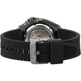 Seiko 5 Sports SKX Series Automatic Black Dial Black Silicone Strap Watch for Men - SRPD65K2