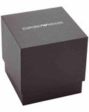 Emporio Armani Gianni T-Bar Pink Dial Silver Steel Strap Watch for Women - AR11686