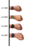 Emporio Armani World Explorer Chronograph Blue Dial Blue Nylon Strap Watch for Men - AR11588